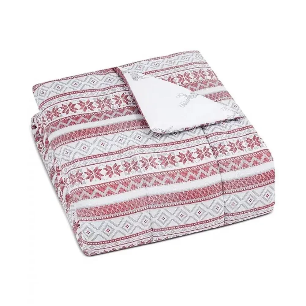 PEM AMERICA Holiday Fair Isle 2-Pc. Reversible Full/Queen Comforter Set bedding